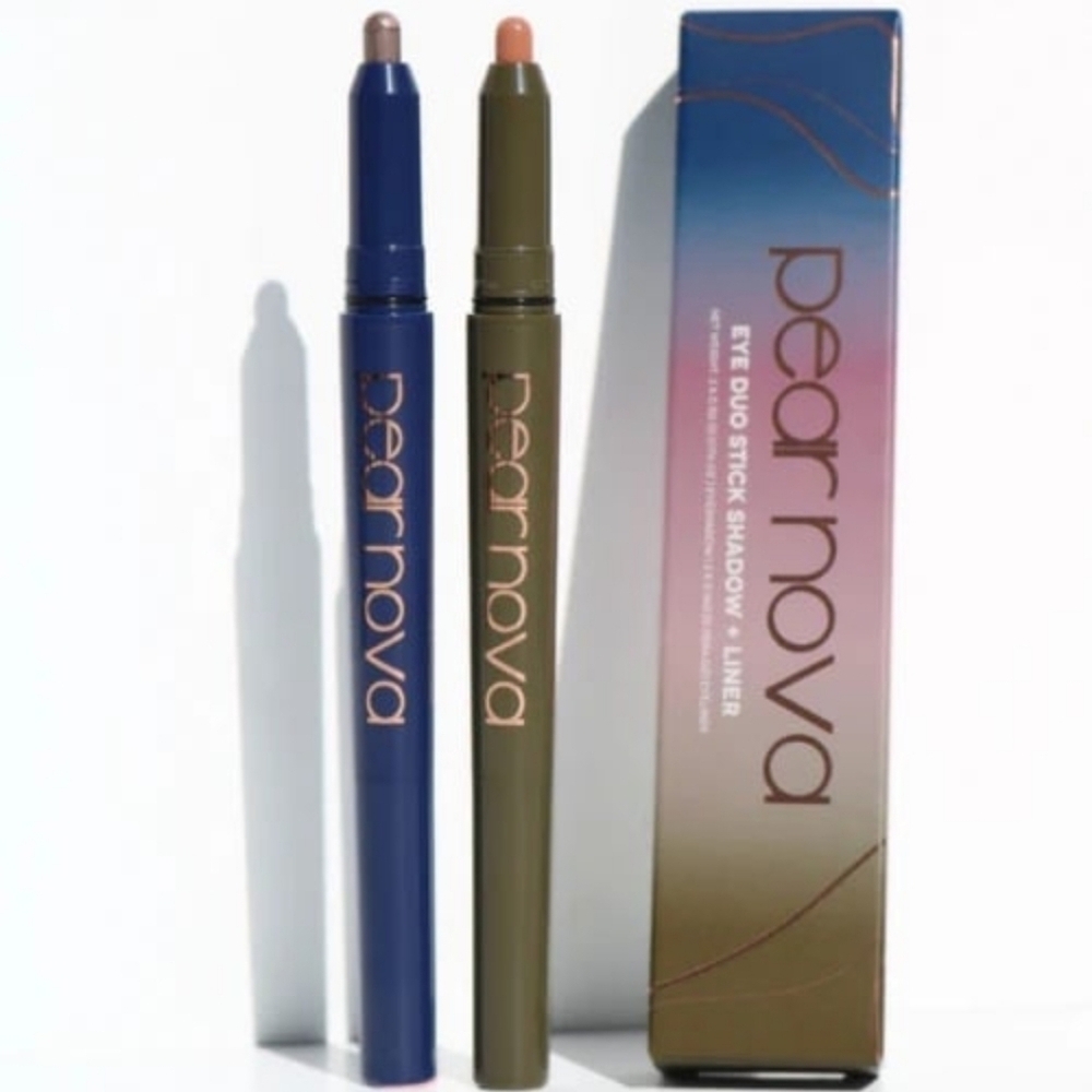 Pear Nova Eye Duo Stick Shadow + Liner, Azurite+Unakite, NIB